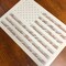 Pledge of Allegiance Flag Cake & Craft Stencil | C1060 by Designer Stencils | Cake Decorating Tools | Baking Stencils for Royal Icing, Airbrush, Dusting Powder | Reusable Plastic Food Grade Stencil for Cakes | Easy to Use & Clean